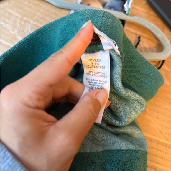 Hard Tail Forest Green Terrycloth Y2K Short Shorts - Picture 4 of 5